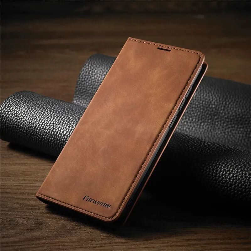 Magnetic Leather iPhone Case - Elegant leather case with magnetic closure for optimum protection - Image 5