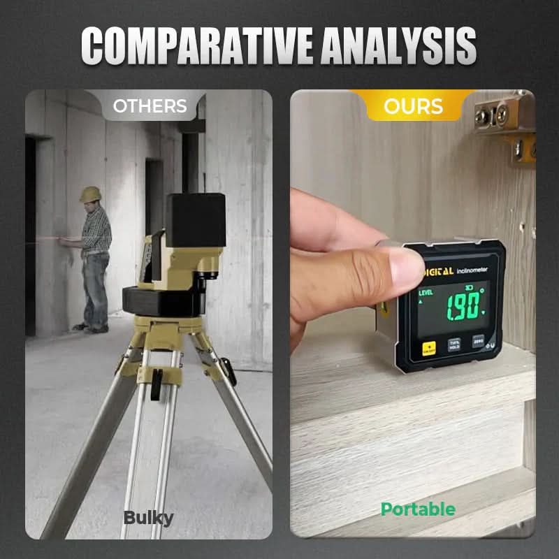 MAGNILASER – Digital 4-Side Angle Gauge with Magnetic Base - Image 4