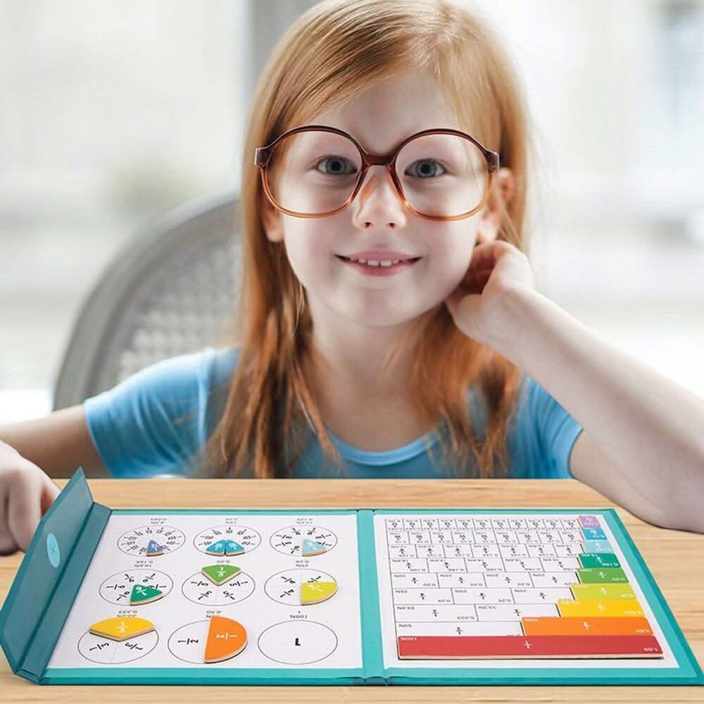 MagniLearn Fraction Disc Set | Magnetic Math Learning Tool | Fraction & Decimal Set | Educational Teaching Material - Image 3