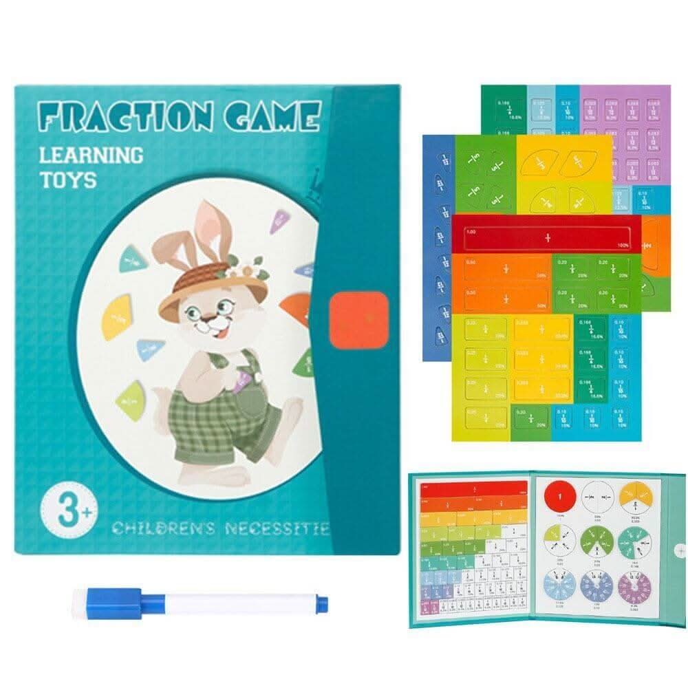 MagniLearn Fraction Disc Set | Magnetic Math Learning Tool | Fraction & Decimal Set | Educational Teaching Material - Image 4