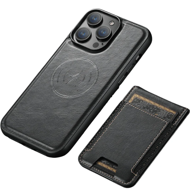 MagVibe Case - Elegant leather case with magnetic stand & card holder - Image 4