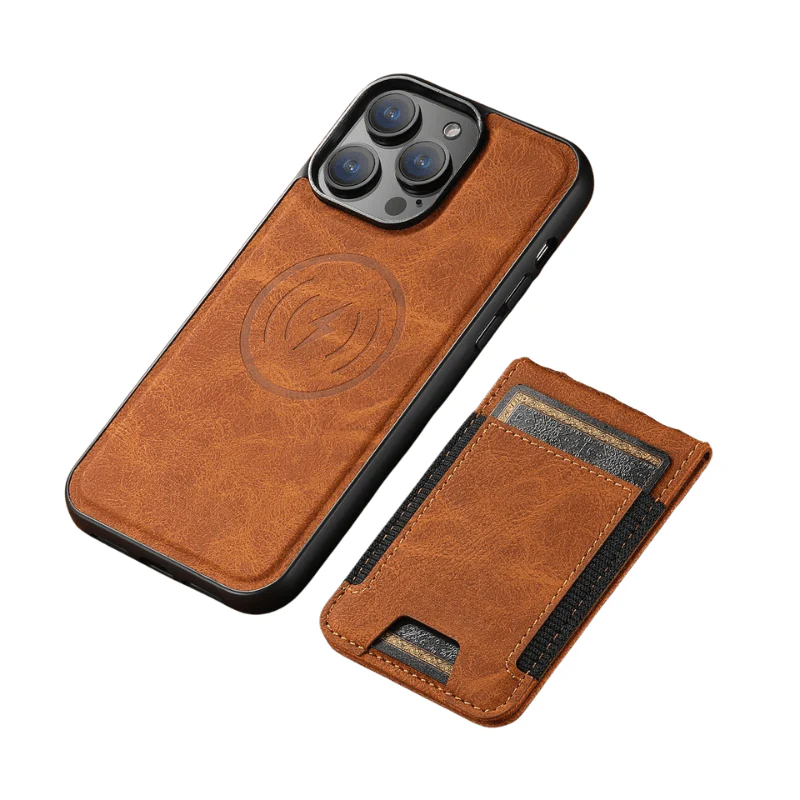 MagVibe Case - Elegant leather case with magnetic stand & card holder - Image 5