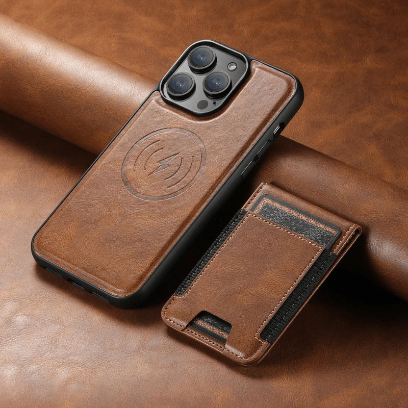 MagVibe Case - Elegant leather case with magnetic stand & card holder - Image 7