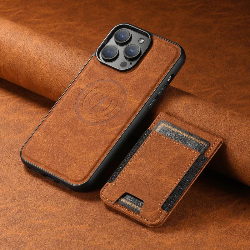 MagVibe Case - Elegant leather case with magnetic stand & card holder - Image 9