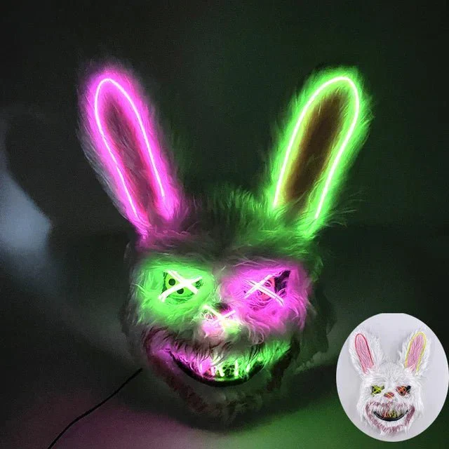 MASKRAVE – LED Purge Mask for Parties & Night Events