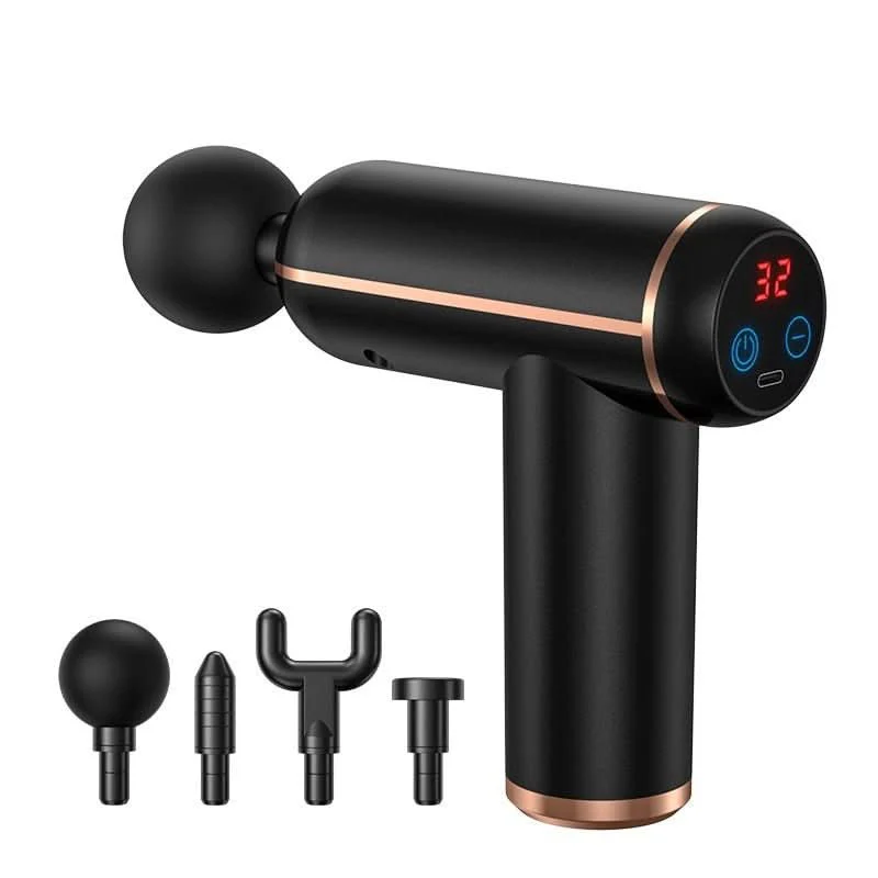 MassageGun Pro - Portable massage gun with 4 attachments for effective muscle regeneration - Image 2