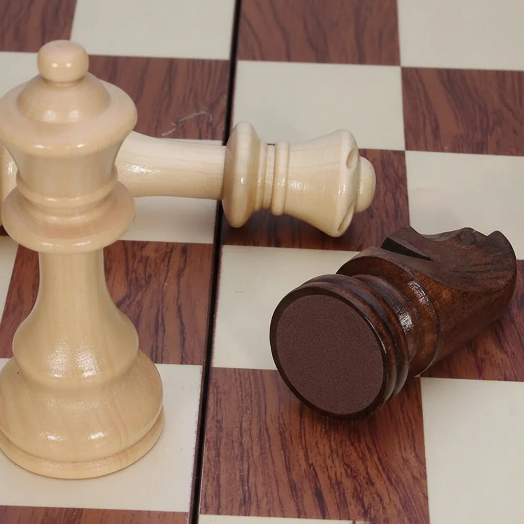 MASTERFOLD – Premium wooden chess set with durable solid wood pieces - Image 2