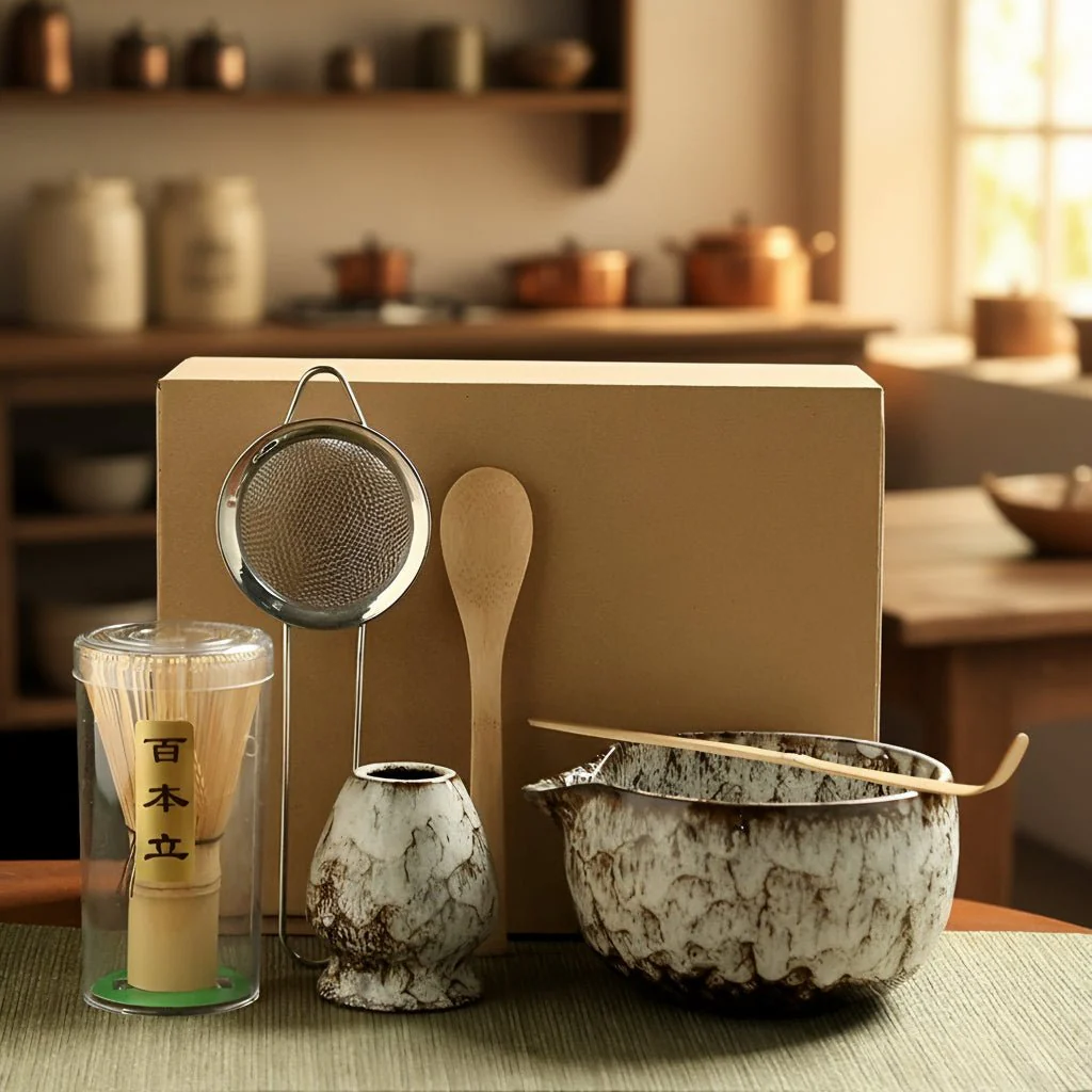 MATCHIKO – Authentic 6-piece Matcha Tea Set for Traditional Preparation