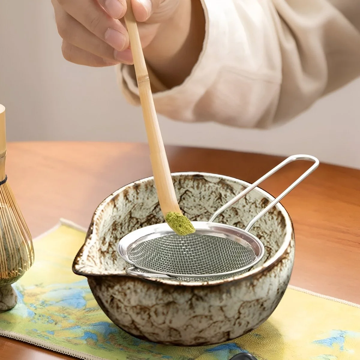 MATCHIKO – Authentic 6-piece Matcha Tea Set for Traditional Preparation - Image 3