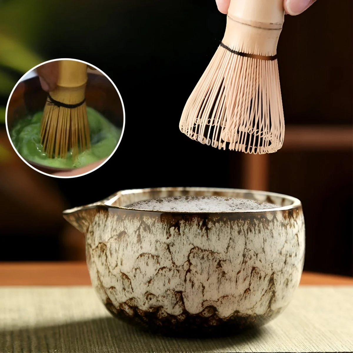 MATCHIKO – Authentic 6-piece Matcha Tea Set for Traditional Preparation - Image 8