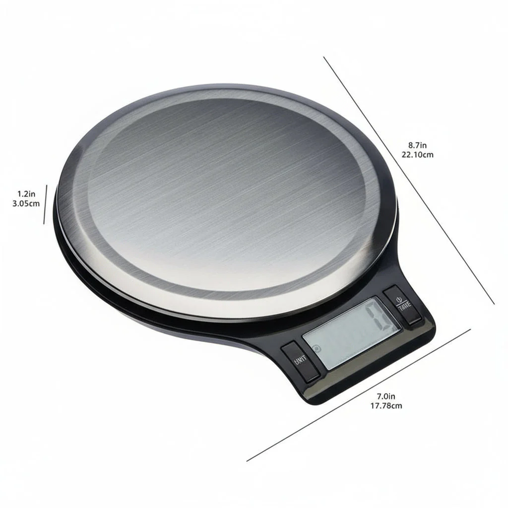MEALMATE – Digital kitchen scale with clearly visible LCD panel - Image 6