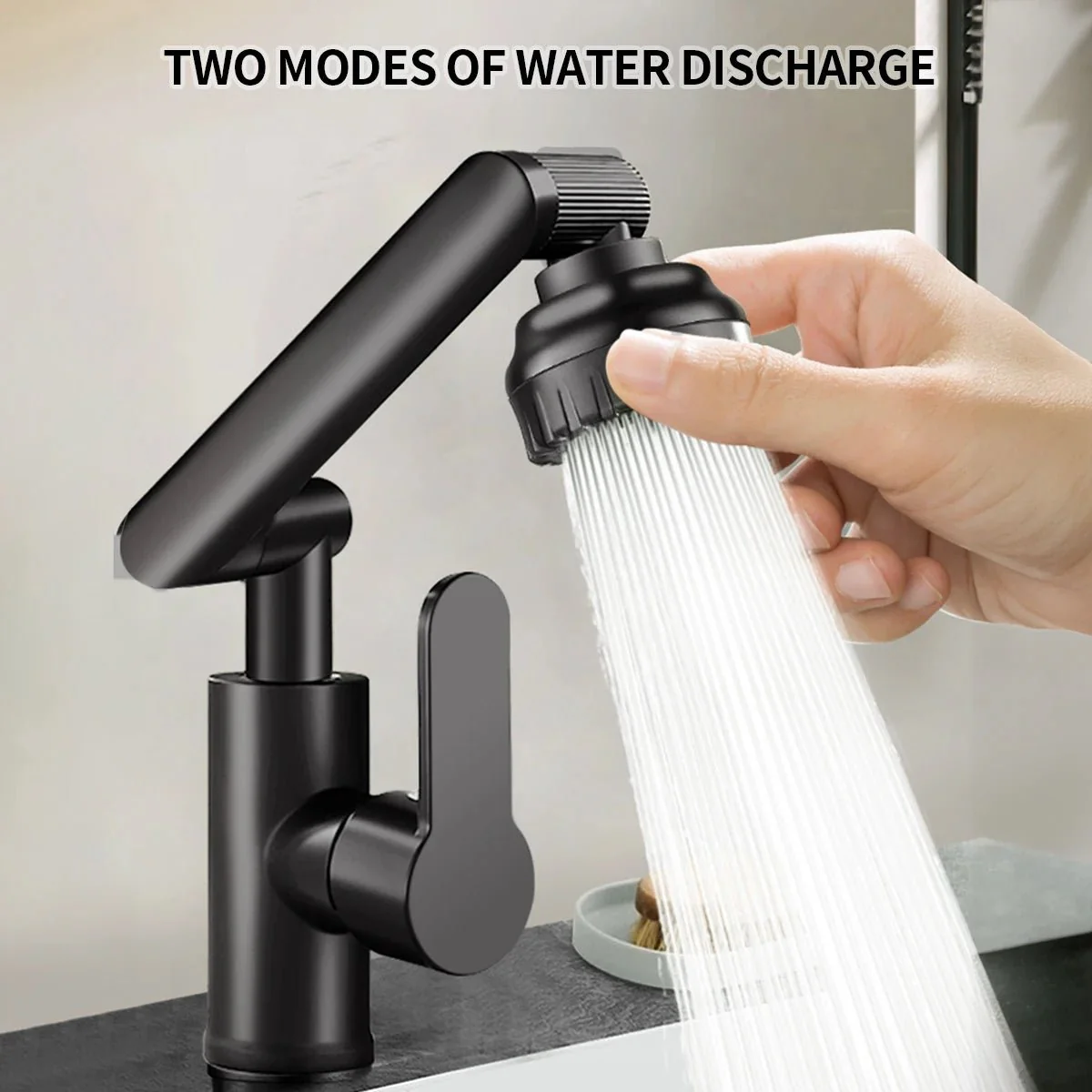 MECHAFLOW 360 – 360° robotic arm kitchen faucet with bubble & shower spray - Image 4