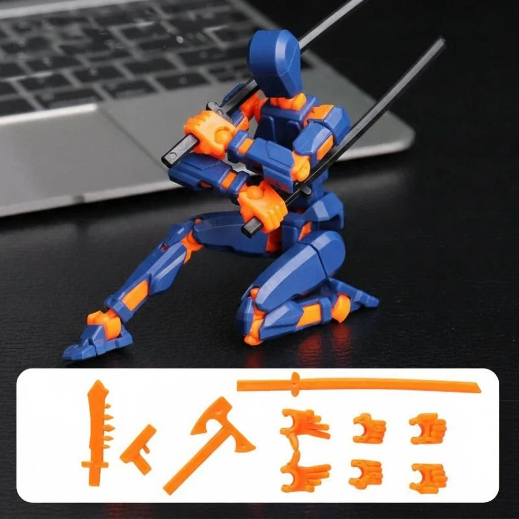 MECHFORGE – 3D action figure with multi-joint movement for dynamic posing