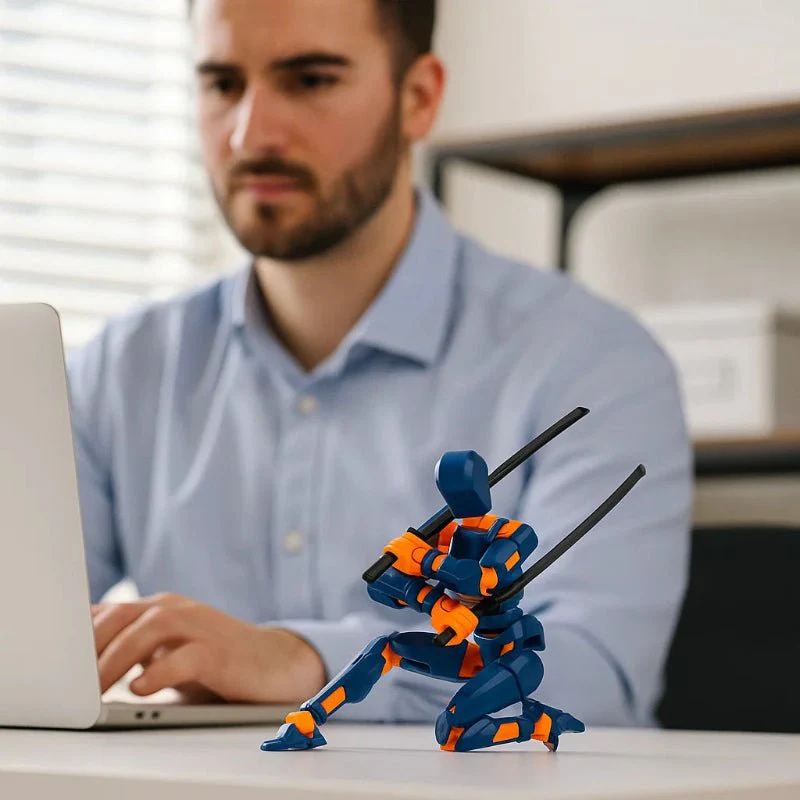 MECHFORGE – 3D action figure with multi-joint movement for dynamic posing - Image 3