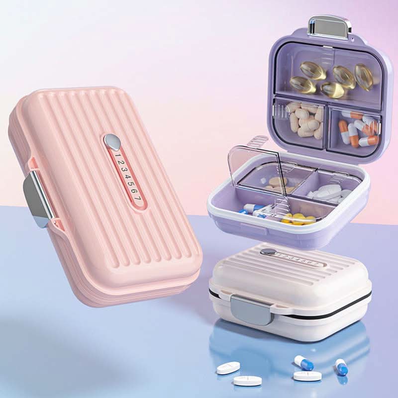 MediSafe Mini – Portable Pillbox with 7 Compartments - Image 9