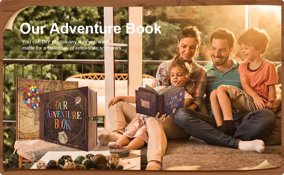 MEMORIA – 146-page DIY scrapbook photo album for memories & adventures - Image 10