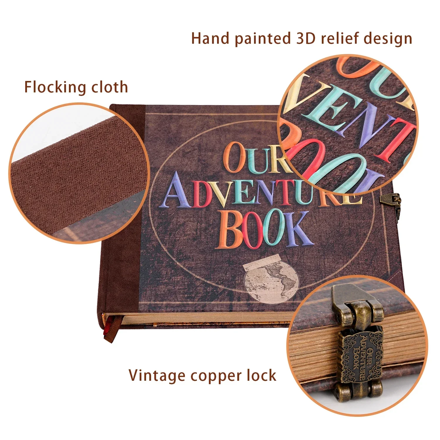 MEMORIA – 146-page DIY scrapbook photo album for memories & adventures - Image 3