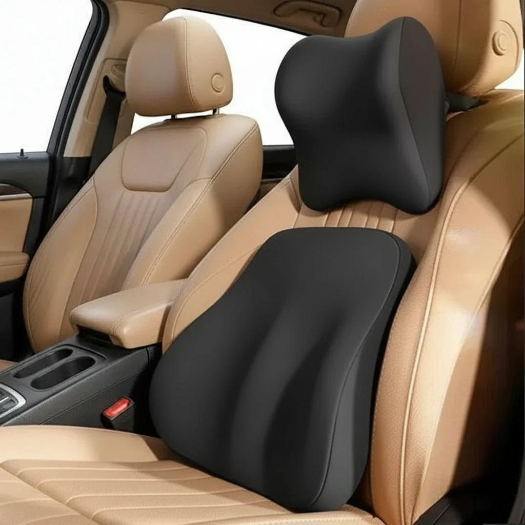 MEMORIDE – Memory Foam Car Neck & Lumbar Pillow for Maximum Comfort - Image 8