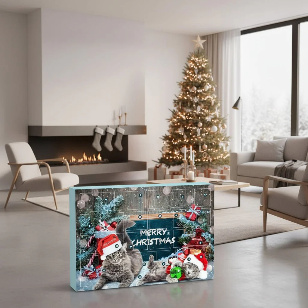 MEOWBOX 2025 – Advent calendar with 23 catnip toys for daily play fun for your cat