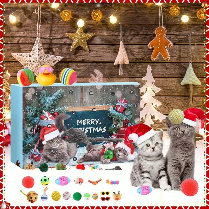 MEOWBOX 2025 – Advent calendar with 23 catnip toys for daily play fun for your cat - Image 3