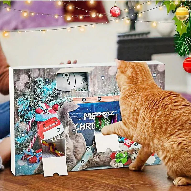 MEOWBOX 2025 – Advent calendar with 23 catnip toys for daily play fun for your cat - Image 4