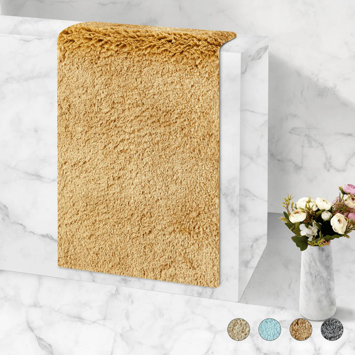 Meralune FlowSense Bath Mat | Soft, Non-Slip & Quick Drying | Premium Comfort Mat for Bath & Spa - Image 3