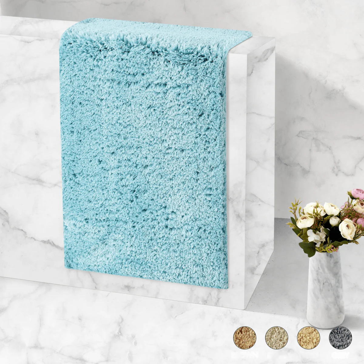 Meralune FlowSense Bath Mat | Soft, Non-Slip & Quick Drying | Premium Comfort Mat for Bath & Spa - Image 4