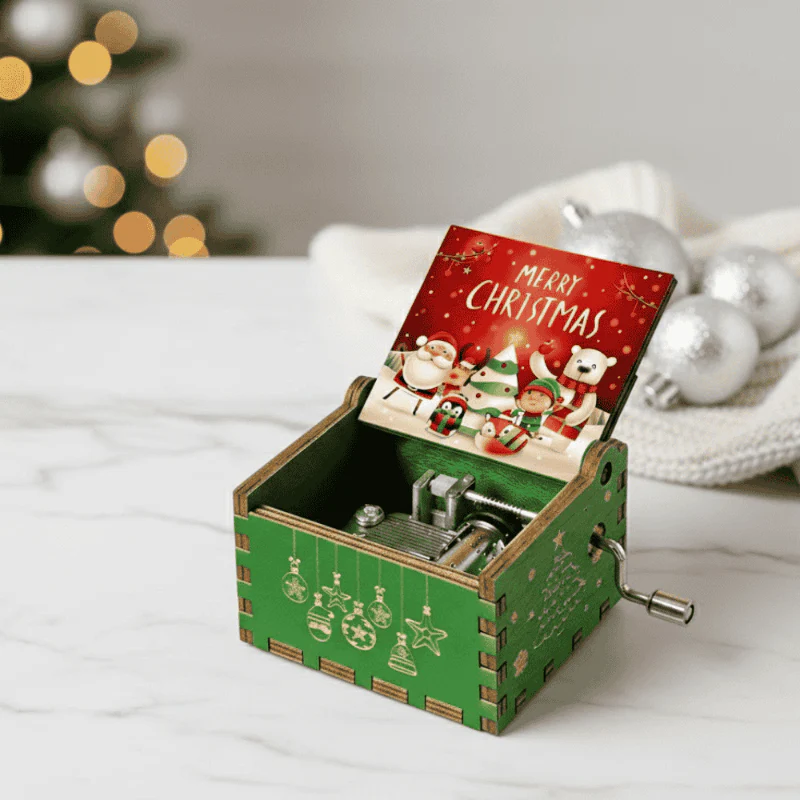 MERRYBOX – Christmas Music Box for Festive Decoration