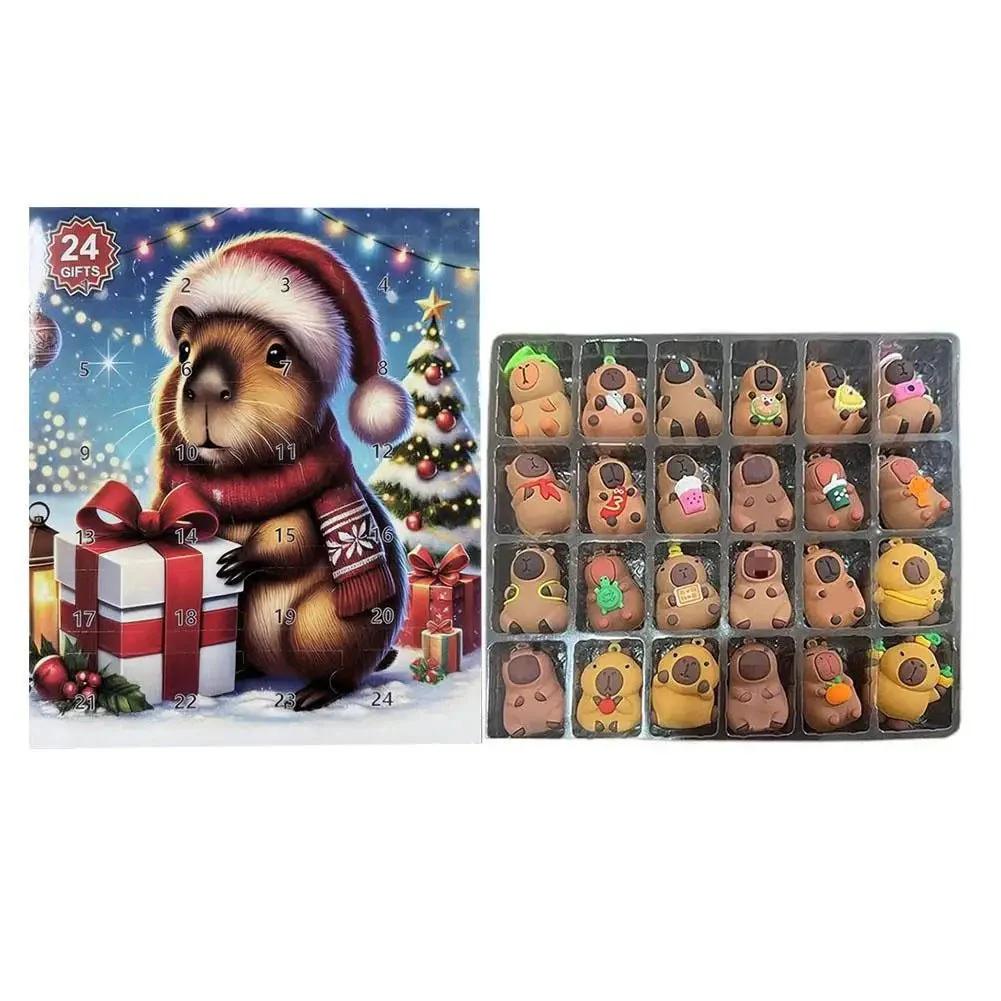 MERRYCAPI – Cute Capybara Blind Box Calendar for Joyful Christmas Fun for Kids - Image 6