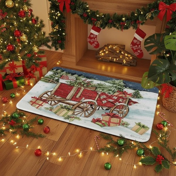 MERRYMAT – Non-slip Christmas doormat for clean, festive entrances - Image 4