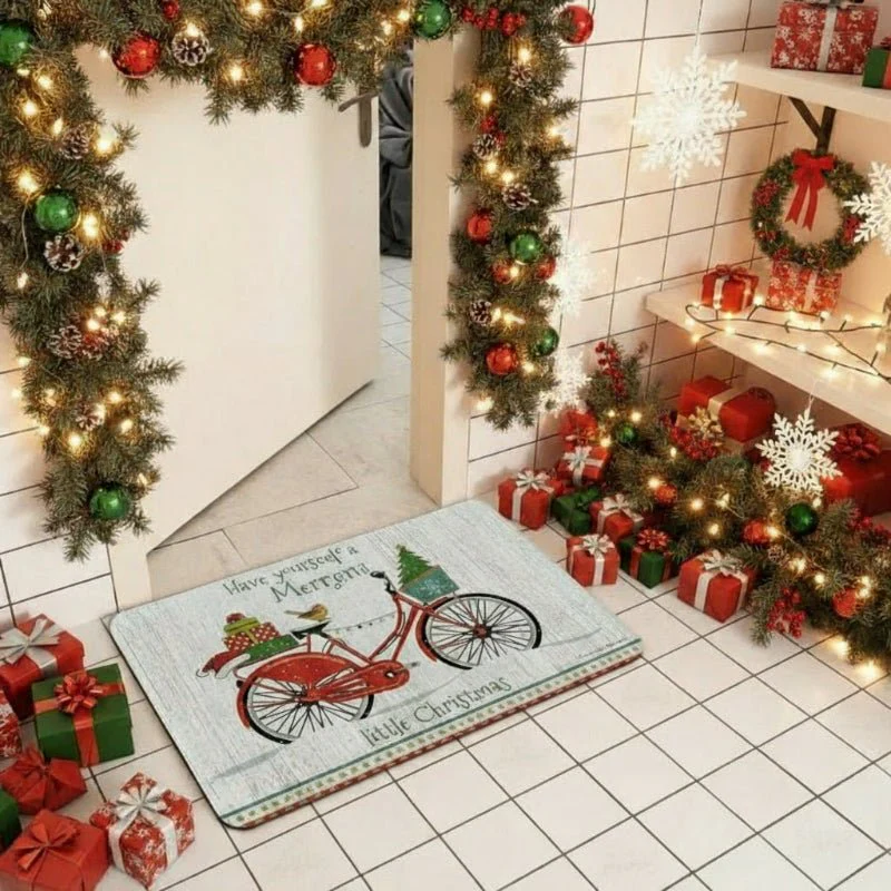 MERRYMAT – Non-slip Christmas doormat for clean, festive entrances - Image 9
