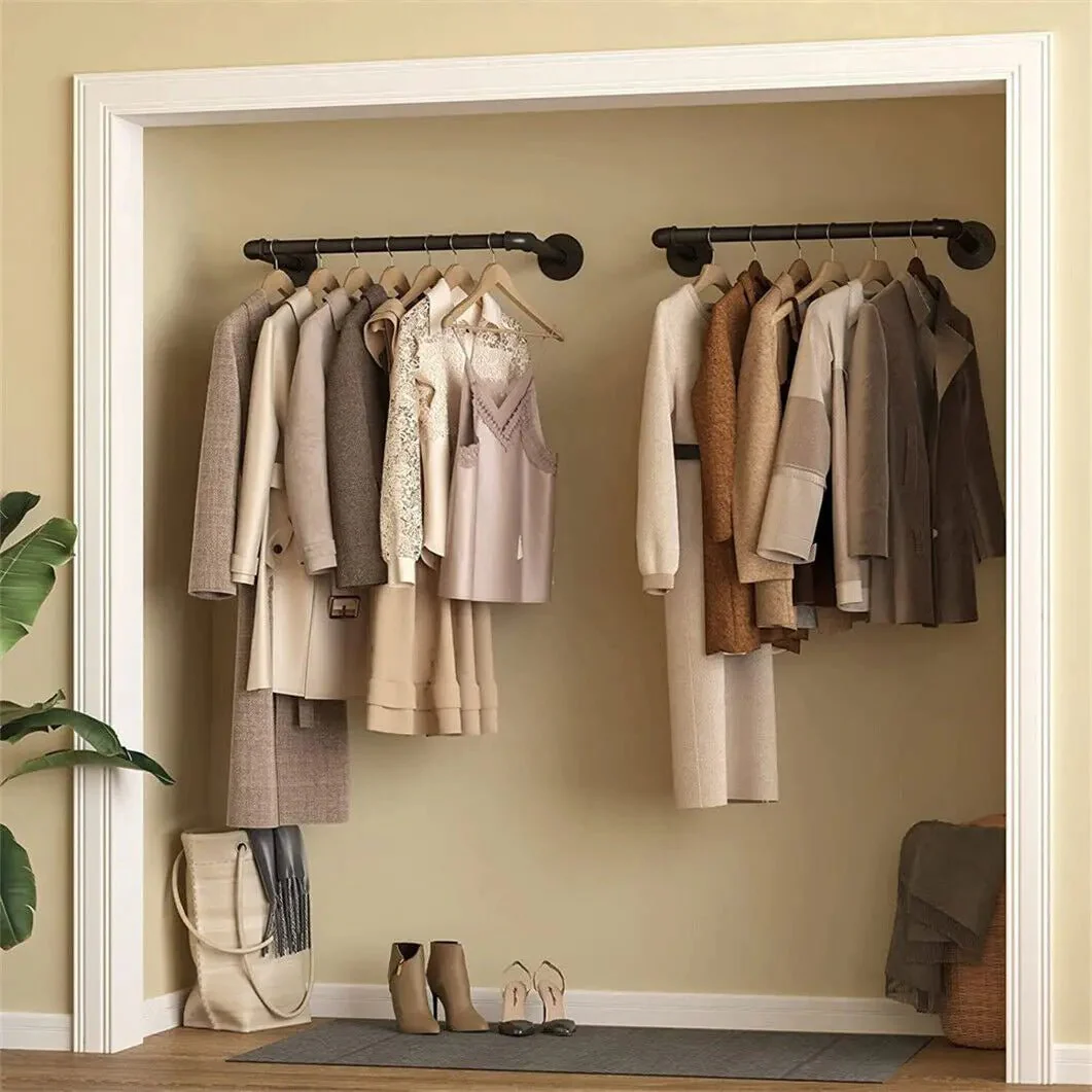 METALRACK – Wall-mounted industrial clothes rail - Image 3