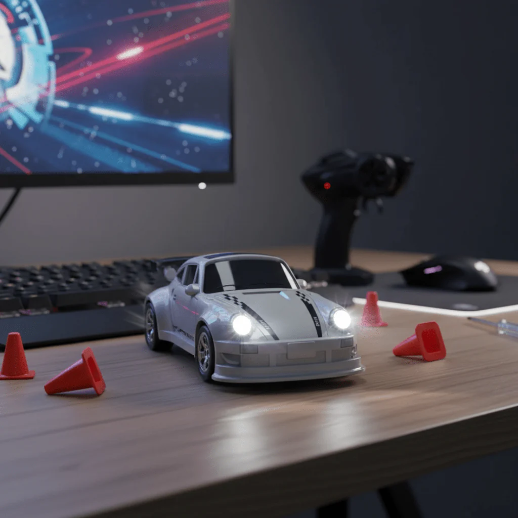 MICRODRIFT – Compact 1:64 Remote Control Drift Car for Smooth Gliding