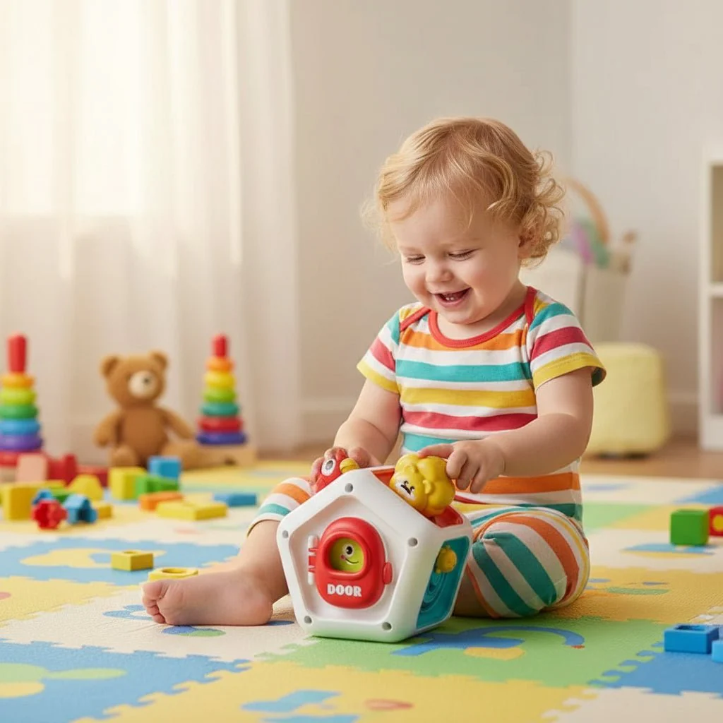 MINDEXPLORE – 6-in-1 Activity Board for Cognitive Development & Practical Learning - Image 2