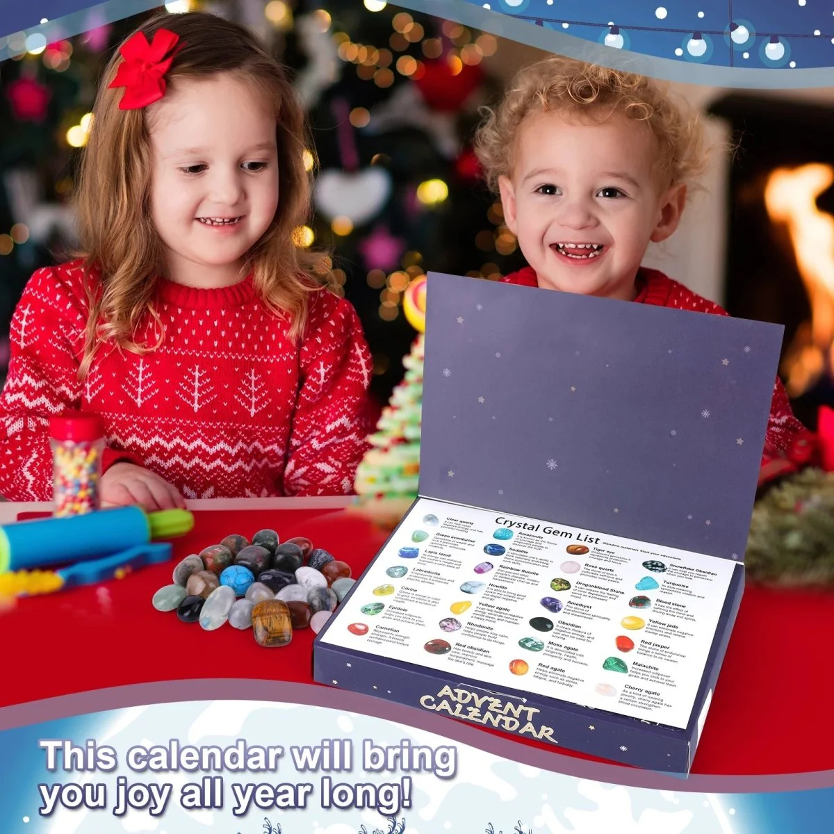 MINERKIDS 2025 – Gemstone Excavation Advent Calendar for Children - Image 2