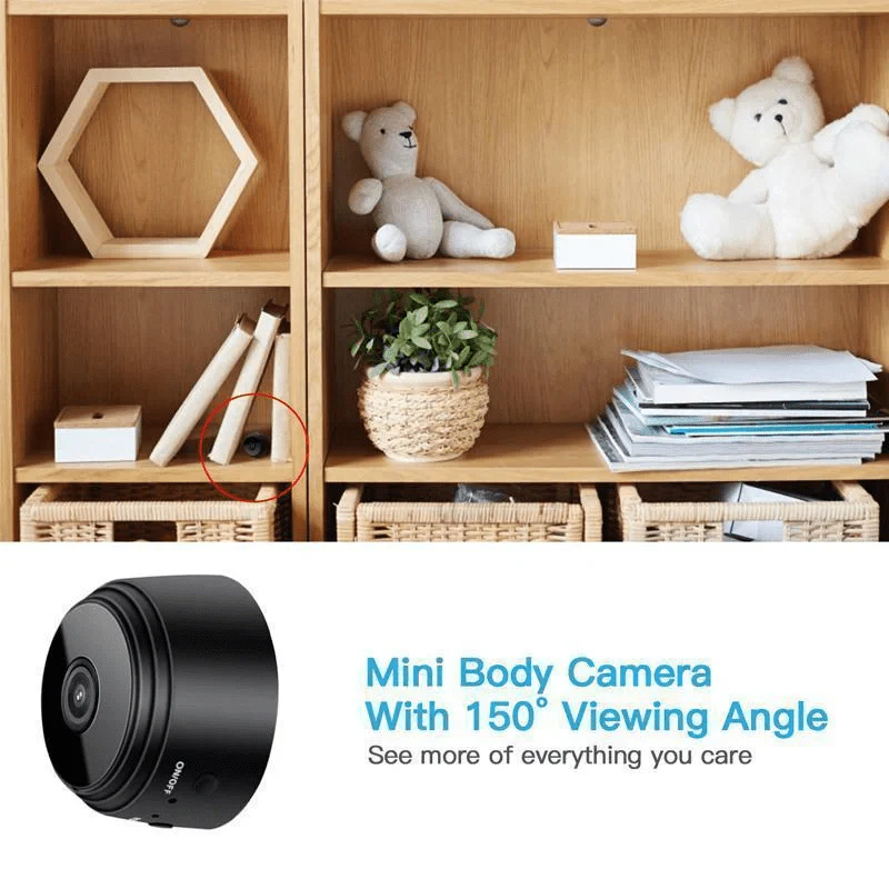 MINICAM 1080P - Compact security camera with night vision & app control - Image 10