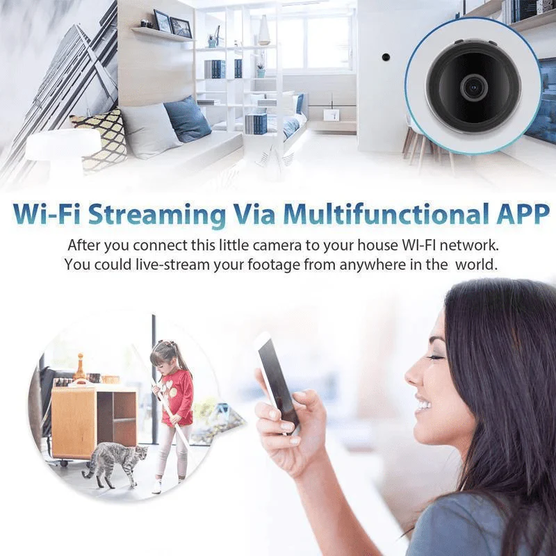 MINICAM 1080P - Compact security camera with night vision & app control - Image 13