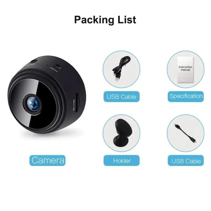 MINICAM 1080P - Compact security camera with night vision & app control - Image 14