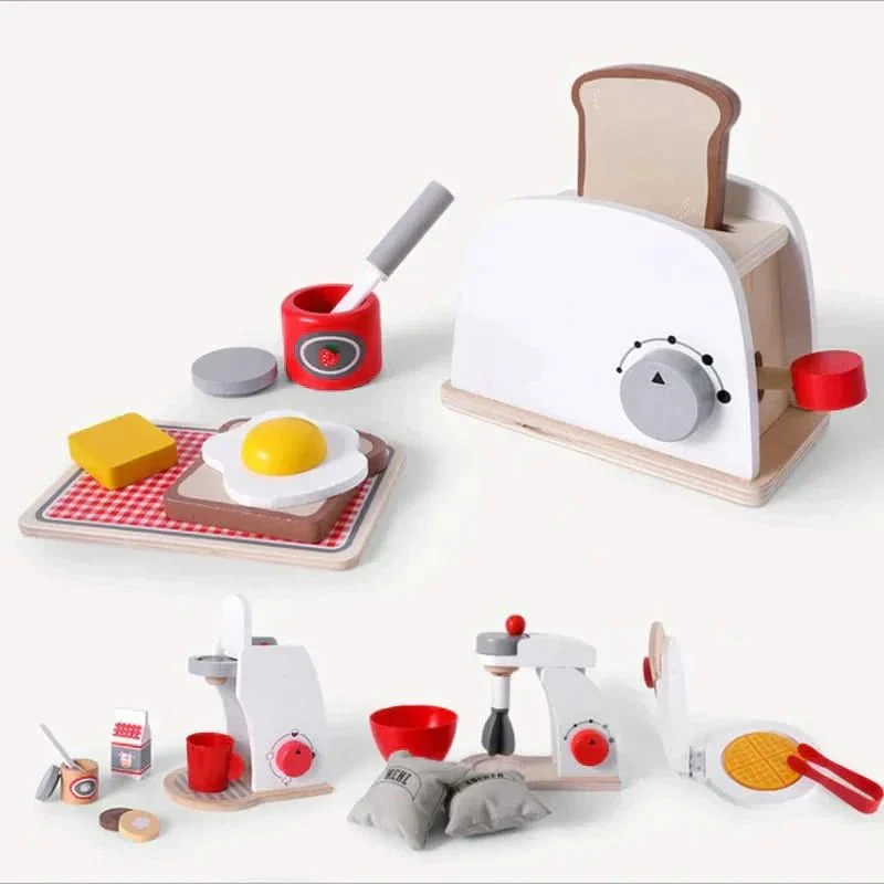 MiniChef Woodset - Realistic wooden kitchen set for little chefs - Image 4