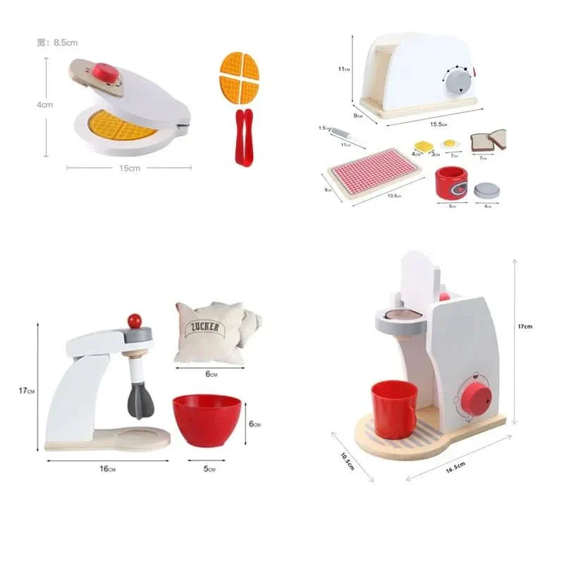 MiniChef Woodset - Realistic wooden kitchen set for little chefs - Image 5