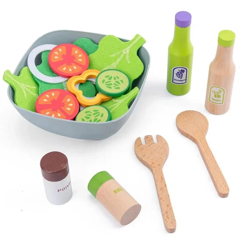 MiniChef Woodset - Realistic wooden kitchen set for little chefs - Image 8