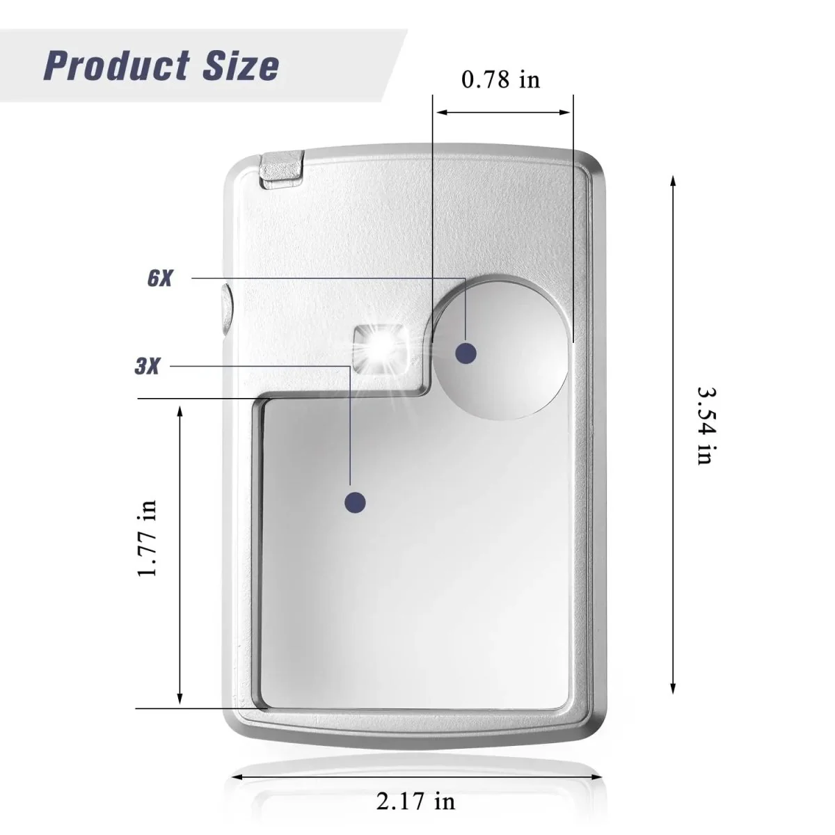 MINISICHT – LED Pocket Magnifier with 3x / 6x Magnification for Precise Details - Image 6