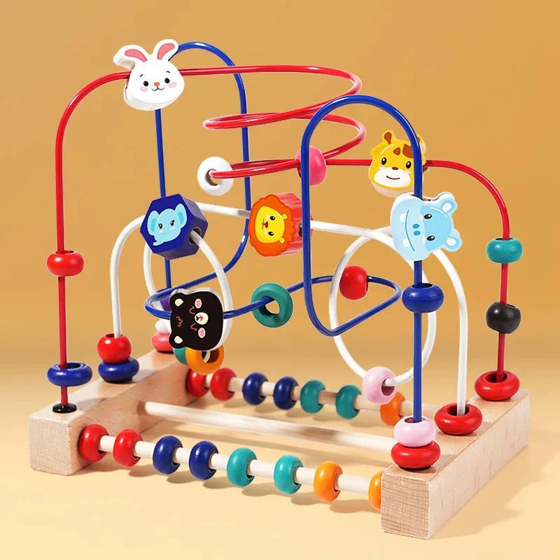 MINIWONDER – Wooden Bead Maze and Abacus Educational Toy for Playful Learning - Image 3