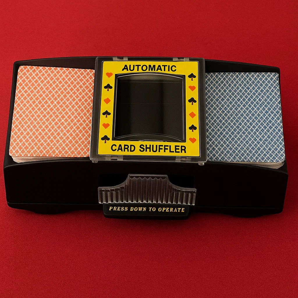 MIXTRIQ – Automatic electric card shuffler (USB- and battery-powered for 1–2 card decks) - Image 2