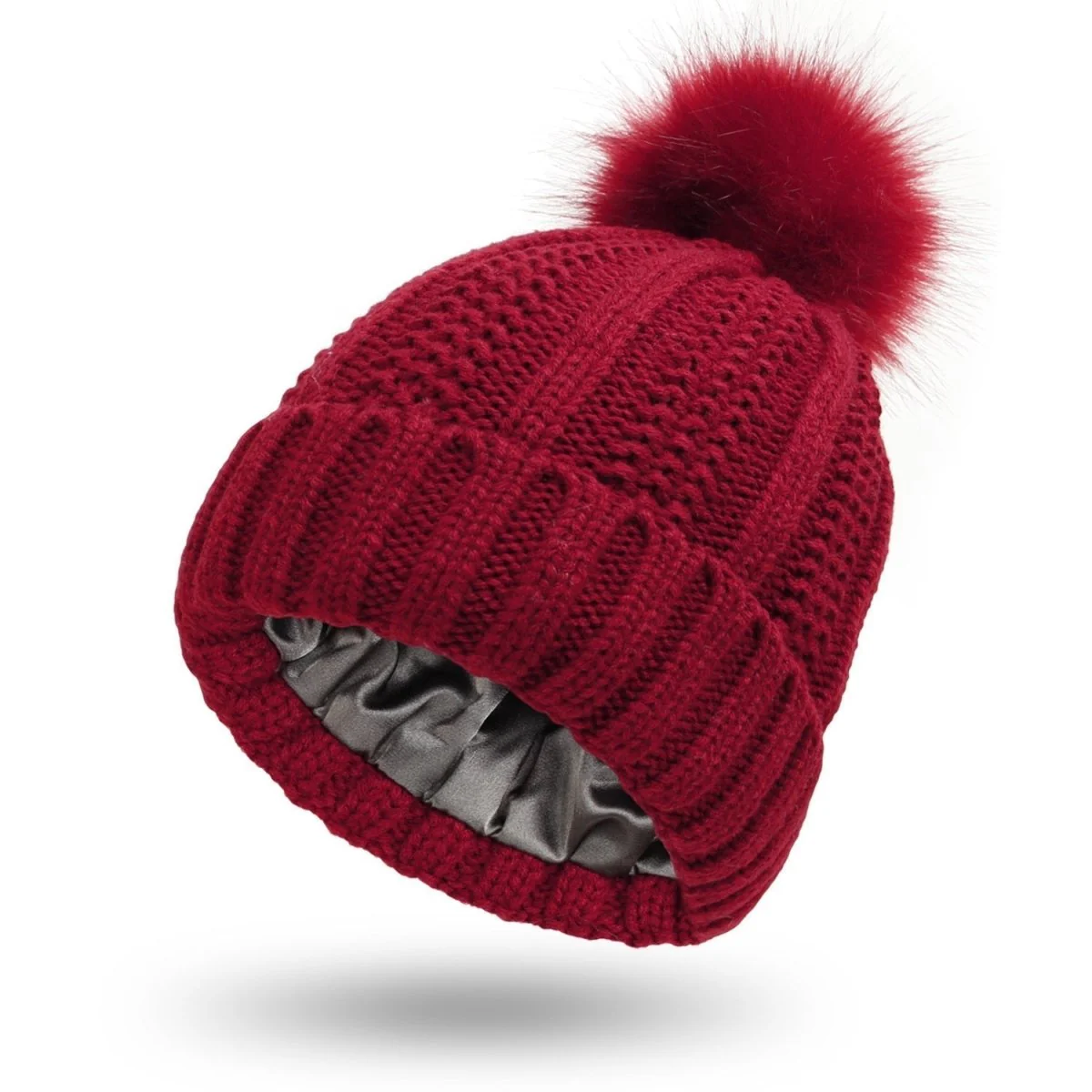 MODACAP – Antistatic Pom-Pom Beanie for Healthy Hair Protection - Image 7