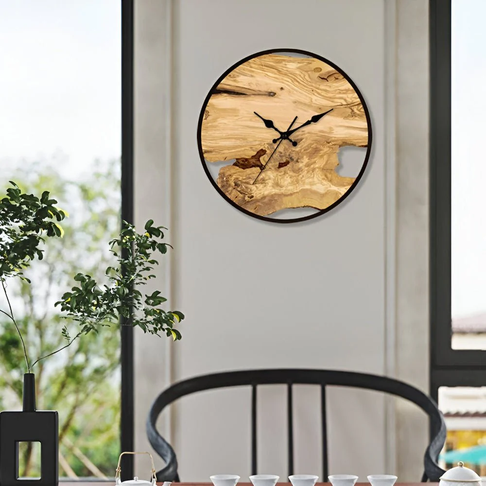 MODUCRYS – Elegant clear acrylic wall clock for modern minimalist home decor - Image 2