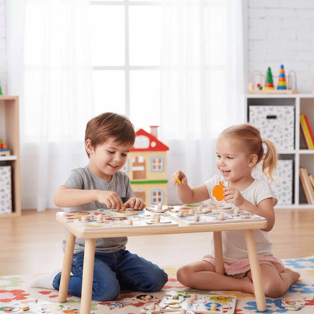MONTIPUZZ – Montessori Educational Wooden Grasping Toy for Children - Image 3