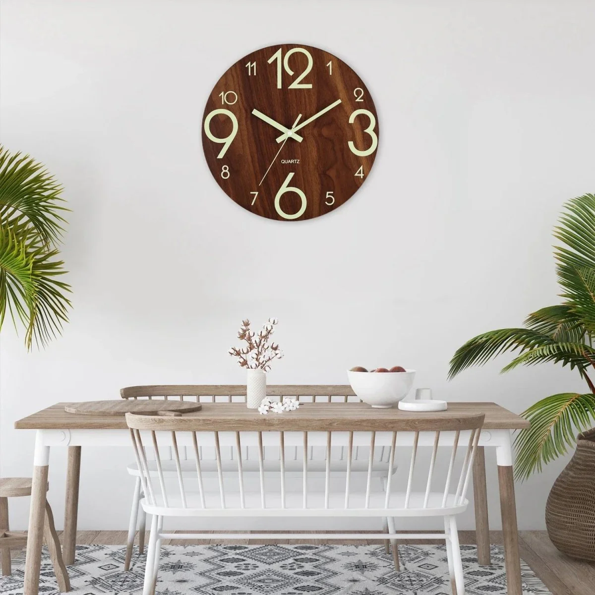 MOONMARK – Stylish luminous digit wall clock for bedroom - Image 4