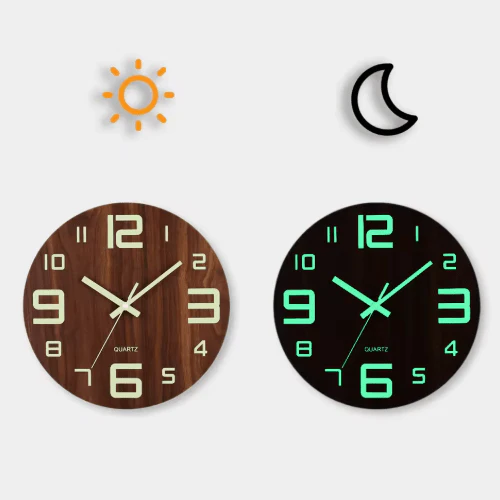 MOONMARK – Stylish luminous digit wall clock for bedroom - Image 7