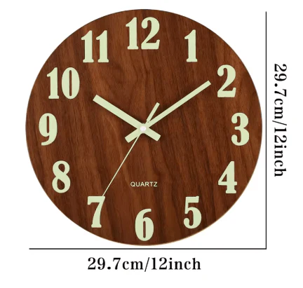 MOONMARK – Stylish luminous digit wall clock for bedroom - Image 9